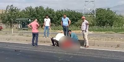 Kayseri’de Motosiklet Sürücüsü Kazada Hayatını Kaybetti