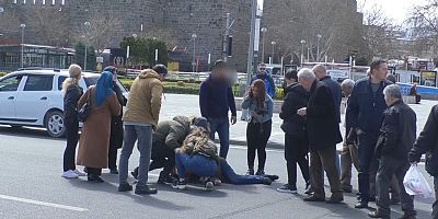 Kayseri’de Motosiklet Yaşlı Adama Çarptı