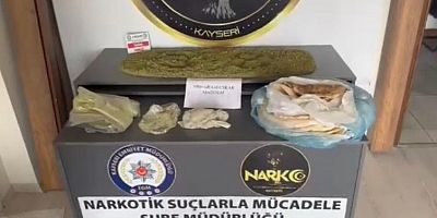 Kayseri’de Operasyonla 3 Kilo Uyuşturucu Ele Geçirildi: 1 Gözaltı