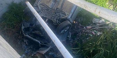 Kayseri’de Otomobil Kanala Uçtu: 1 Yaralı