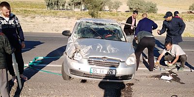 Kayseri’de Otomobil Takla Attı: 4 Yaralı