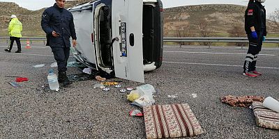 Kayseri’de Otomobil Takla Attı: 7 Yaralı