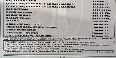 Kayseri’de Ramazan Ayı Öncesi Berber Fiyatlarına Zam Geldi