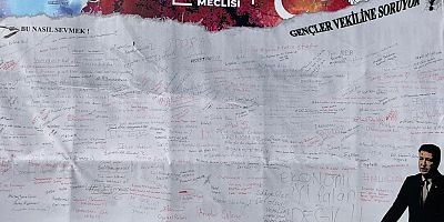 Kayseri’de Saadet Partisi’nden ‘Dert Meclisi’ Duvarı