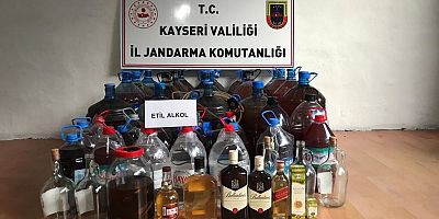 Kayseri’de Sahte İçki Operasyonu