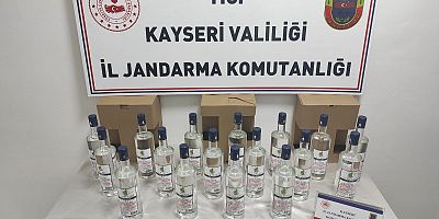 Kayseri'de Sahte İçki Satılan Tekel Bayi İşletmecisine Gözaltı