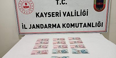 Kayseri’de Sahte Parayla Yakalanan Şüpheli Gözaltına Alındı