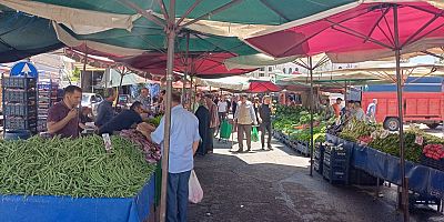 Kayseri’de Semt Pazarında Sebze ve Meyve Fiyatları