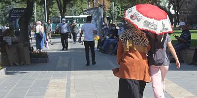 Kayseri'de Sıcak Hava Bunalttı