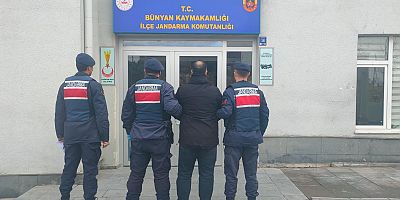 Kayseri’de 'Silahlı Terör Örgütüne Üye Olmak' Suçundan  Hükümlü Şüpheli Yakalandı