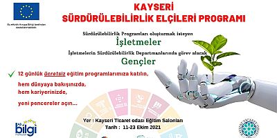 Kayseri’de Sürdürülebilirlik Eğitimleri Başlıyor
