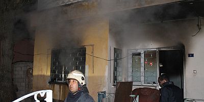 Kayseri'de, Suriyeli Ailenin Yaşadığı Evde Sobadan Yangın Çıktı