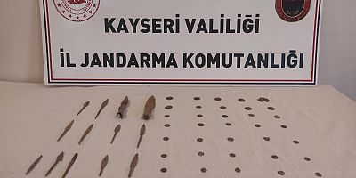 Kayseri’de Tarihi Eser Kaçakçılarına Operasyon