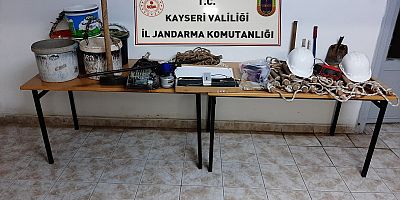 Kayseri’de Tarihi Eser Kaçakçılarına Suçüstü: 4 Gözaltı