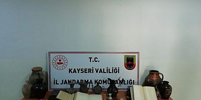 Kayseri’de Tarihi Eser Operasyonu: 2 Gözaltı