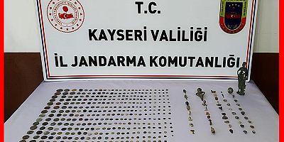 Kayseri’de Tarihi Eser Operasyonu: 2 Gözaltı!