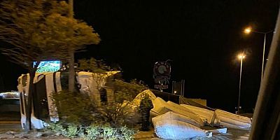 Kayseri'de Tır Devrildi