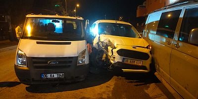 Kayseri’de Trafik Kazası 1 Kişi Hafif Yaralı