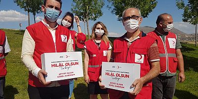 Kayseri'de Türk Kızılay'ı Kurban Eti Dağıtımına Başladı