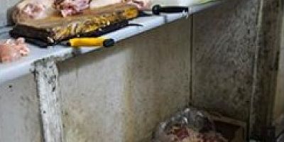 Kayseri’de Uygunsuz Koşullarda Et Parçalayan 4 İşletmeye 111 Bin Tl Ceza