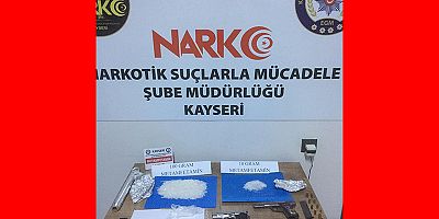 Kayseri’de uyuşturucu operasyonu: 3 gözaltı