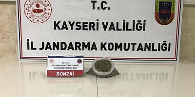 Kayseri’de Uyuşturucu Ticaretine 1 Gözaltı