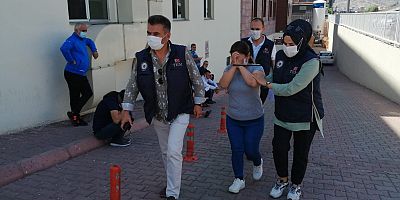 Kayseri'de Yakalanan PKK'nın Kadın Sorumlusu Adliyede