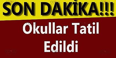 Kayseri'de Yoğun Kar Yağışı Okulları Tatil Etti
