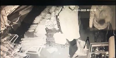 Kayseri’deki Market Hırsızlığı Güvenlik Kamerasına Yansıdı