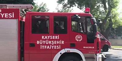 Kayseri’deki Yangında Baba ve Kızı Yaralandı