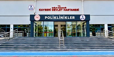 Kayseri Devlet Hastanesi’nde Geriatri Polikliniği Hizmete Açıldı