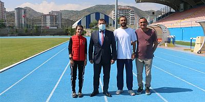 Kayseri Gençlik ve Spor İl Müdürü Kabakcı, Milli Atletleri Ziyaret Etti