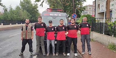 Kayseri İHH Ekibi Sel Felaketi Bölgesinde