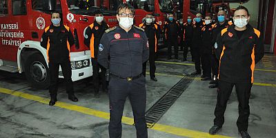 Kayseri İtfaiyesi 2021’e Görevi Başında Girecek