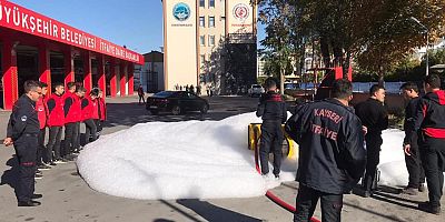 Kayseri İtfaiyesi'nden Turbex Eğitimi