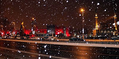 Kayseri 'Kar' Kenti Beyaza Bürüdü