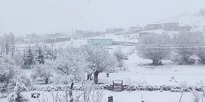 Kayseri’nin 3 İlçesinde Kar Yağışı Etkili Oldu