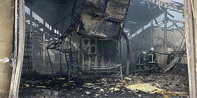 Kayseri OSB’deki Mobilya Fabrikasında Yangın