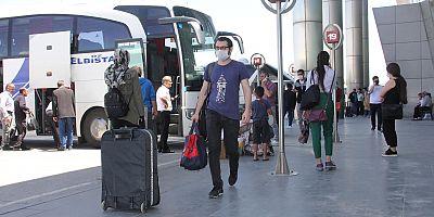 Kayseri Otogarında Normalleşme Yoğunluğu