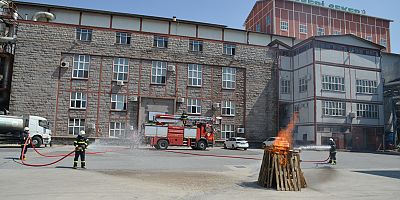 Kayseri Şeker’de Acil Durum ve Yangın Tatbikatı