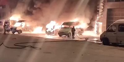 Kayseri Şeker Mahallesinde İş Yeri Yangını