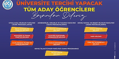 Kayseri Üniversitesi Tercih Döneminde Yeni Öğrencilerini Bekliyor