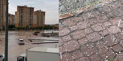 Kayseri'yi Dolu ve Yağmur Vurdu