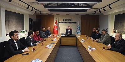Kayseri Yozgatlılar Federasyonu Başkanı Çağan’dan Büyükkılıç’a Ziyaret