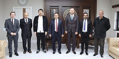 Kayseri Yozgatlılar Federasyonu Başkanı Çağan’dan Rektör Çalış’a Ziyaret
