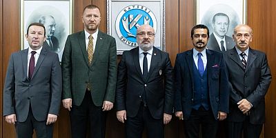 Kayseri Yozgatlılar Federasyonu Başkanı Çağan’dan Rektör Karamustafa’ya Ziyaret