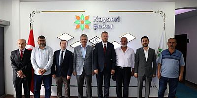 Kayseri Yozgatlılar Federasyonu’ndan Kayseri Pancar Ekicileri Koop. Başkanı Hüseyin Akay’a Ziyaret
