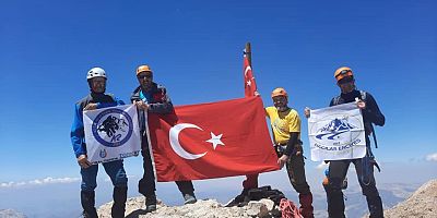 Kayserili Merhum Dağcı Hasan Tarım Zirve Tırmanışı Tamamlandı