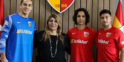 Kayserispor'da Genç Futbolcular Doğan, Emre ve Nurettin'in Sözleşmeleri Uzatıldı