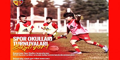 Kayserispor Spor Okulları Turnuvaları Başladı